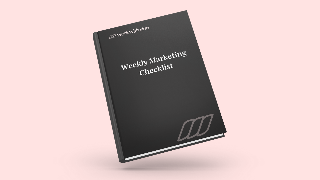 Marketing Checklist Book